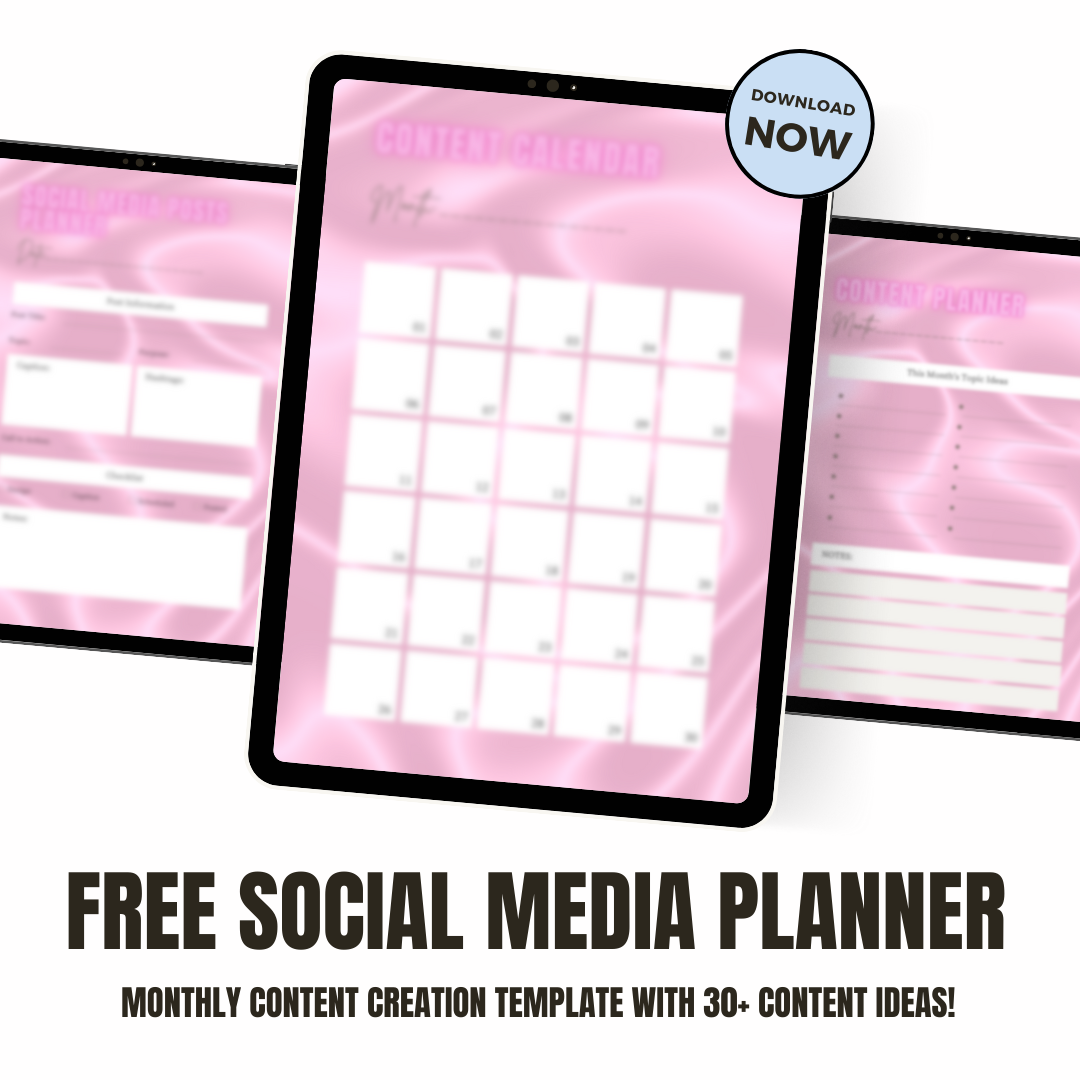 PMU ARTIST FREE SOCIAL MEDIA PLANNER